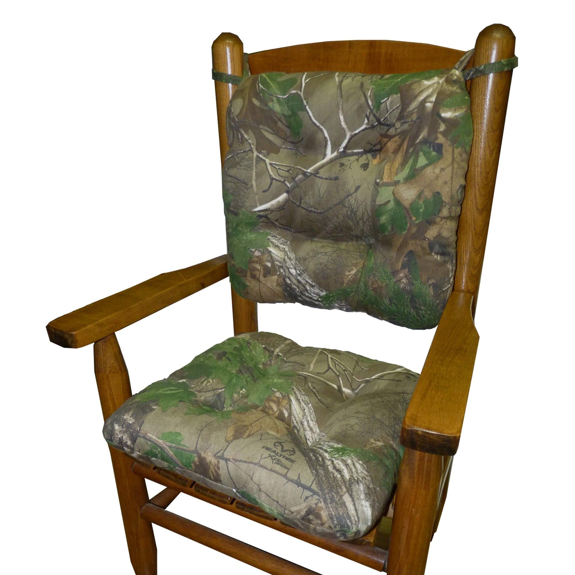 Camo Realtree Xtra Green (R) Child Rocking Chair Cushions | Barnett Home Decor
