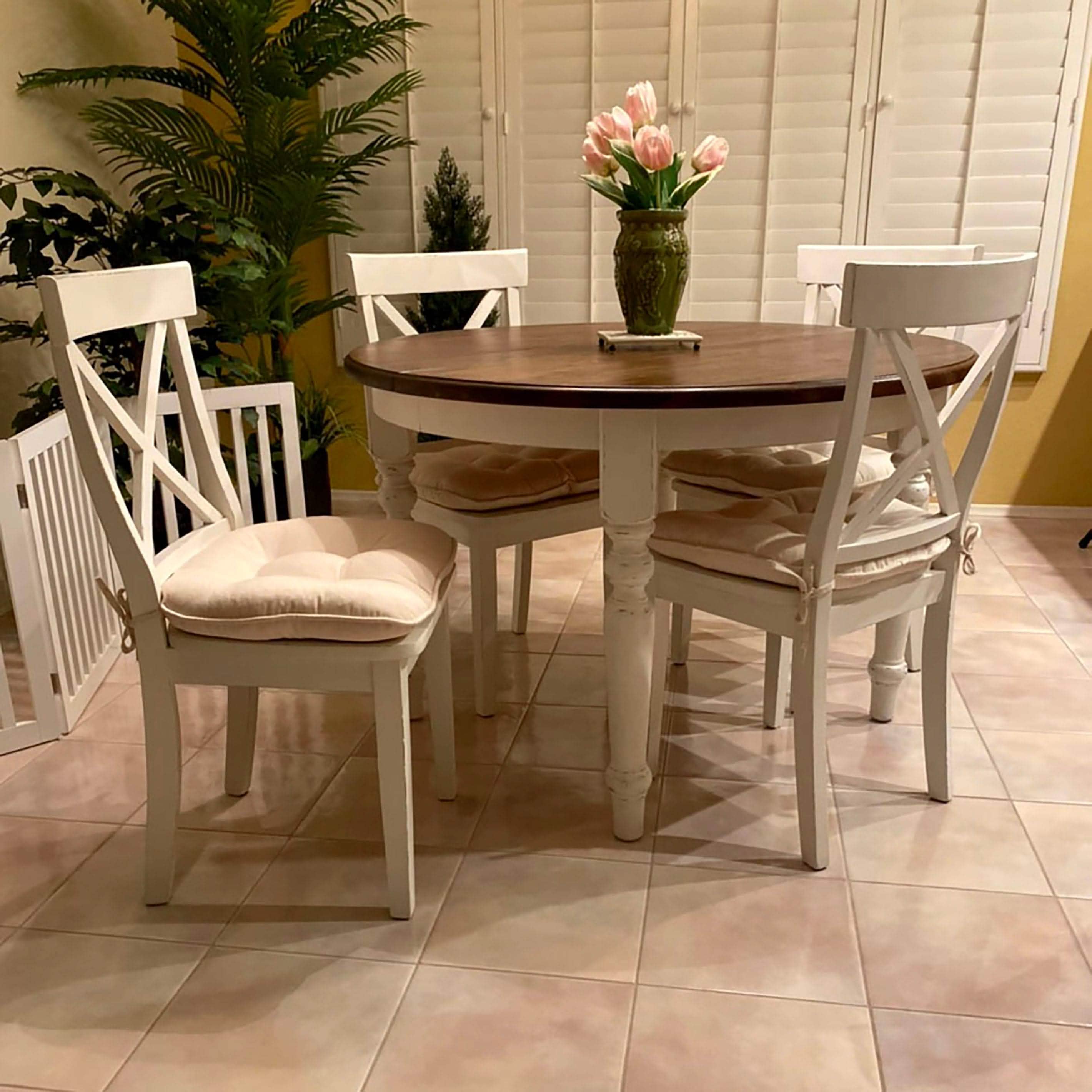 Extra thick neutral chair pad