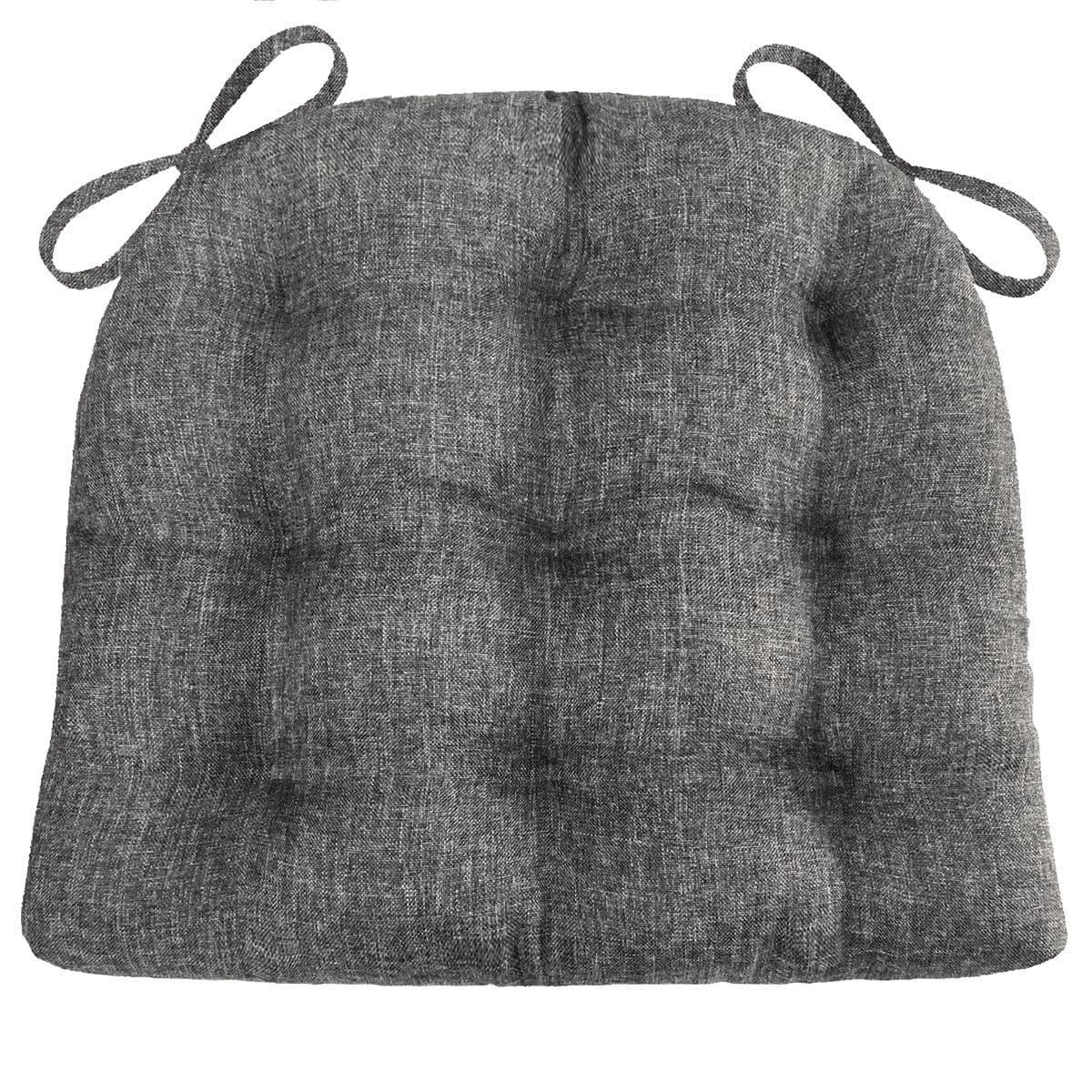 Hayden Pewter Grey Dining Chair Cushions - Barnett Home Decor - Grey - Smoke - Silver - Gun Metal