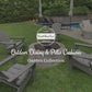 Shoreline Grey Patio Chair Cushions - Wicker Chair Cushions - Adirondack Chair Cushions