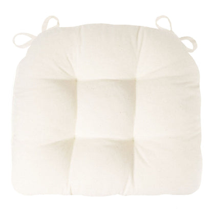 extra-thick dining chair pads natural unbleached cotton