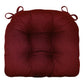 wine red cotton duck extra thick chair pad