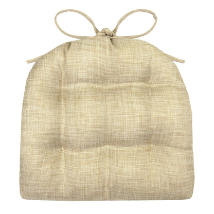 Hayden Beige Industrial Chair Cushion - Latex Foam Fill - Barnett Home Decor - Tan
