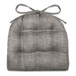 Hayden Grey Industrial Chair Cushion - Latex Foam Fill - Barnett Home Decor
