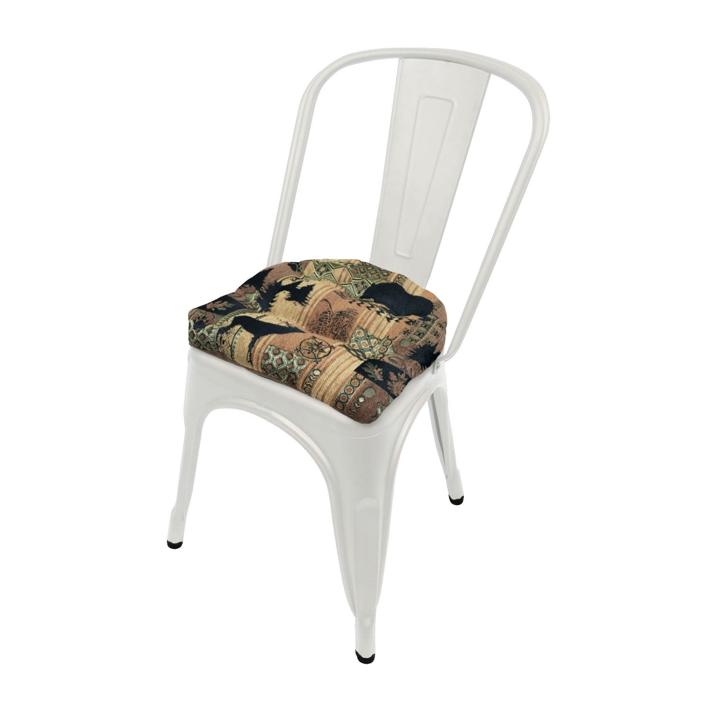 Woodlands Brentwood Industrial Chair Cushion (SET OF 6) - Latex Foam Fill - Reversible