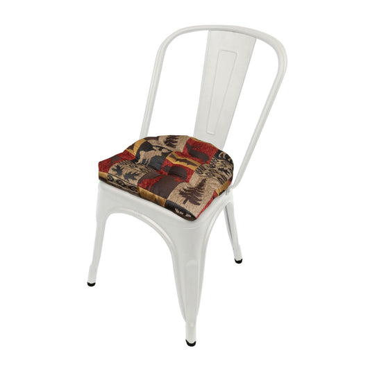 Woodlands Fairbanks Industrial Chair Cushion - Latex Foam Fill - Barnett Home Decor 