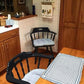 Madrid Lake Blue Gingham Dining Chair Cushions | Barnett Home Decor | Blue & White