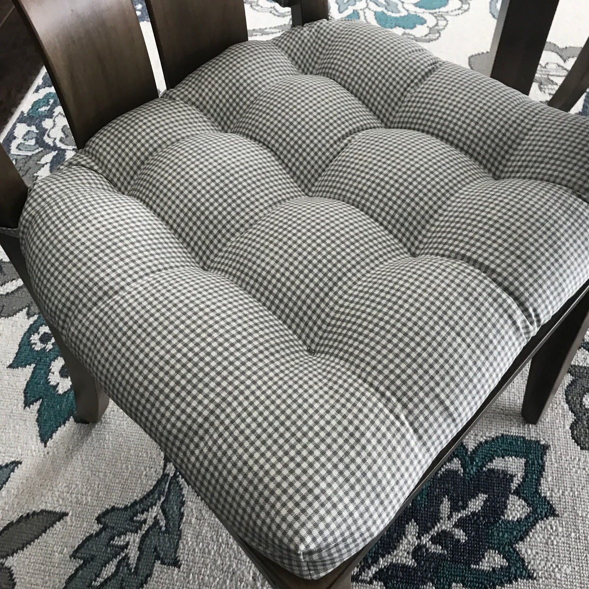 Grey hotsell gingham cushions