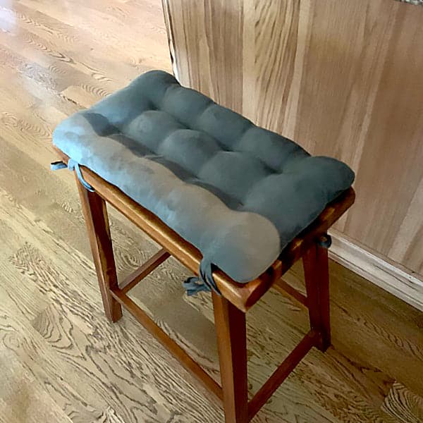 Leather stool outlet cushion