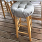 Rave Grey Indoor/Outdoor Barstool Cover | Barnett Home Decor | Grey