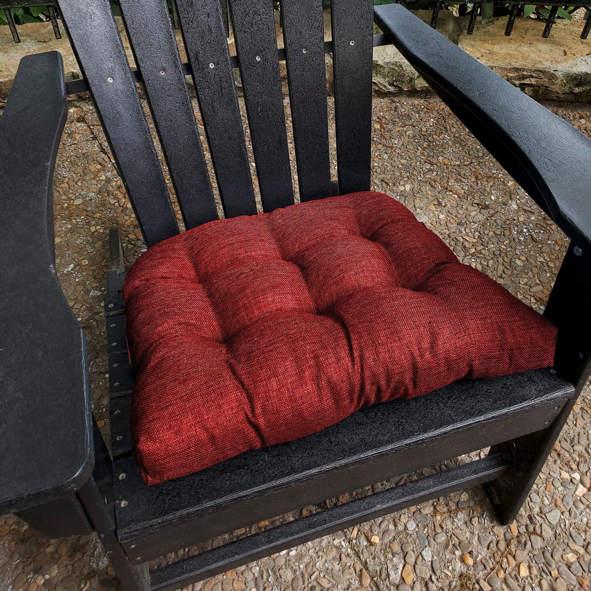 Rave Red Dining Chair Cushions- Barnett Home Décor