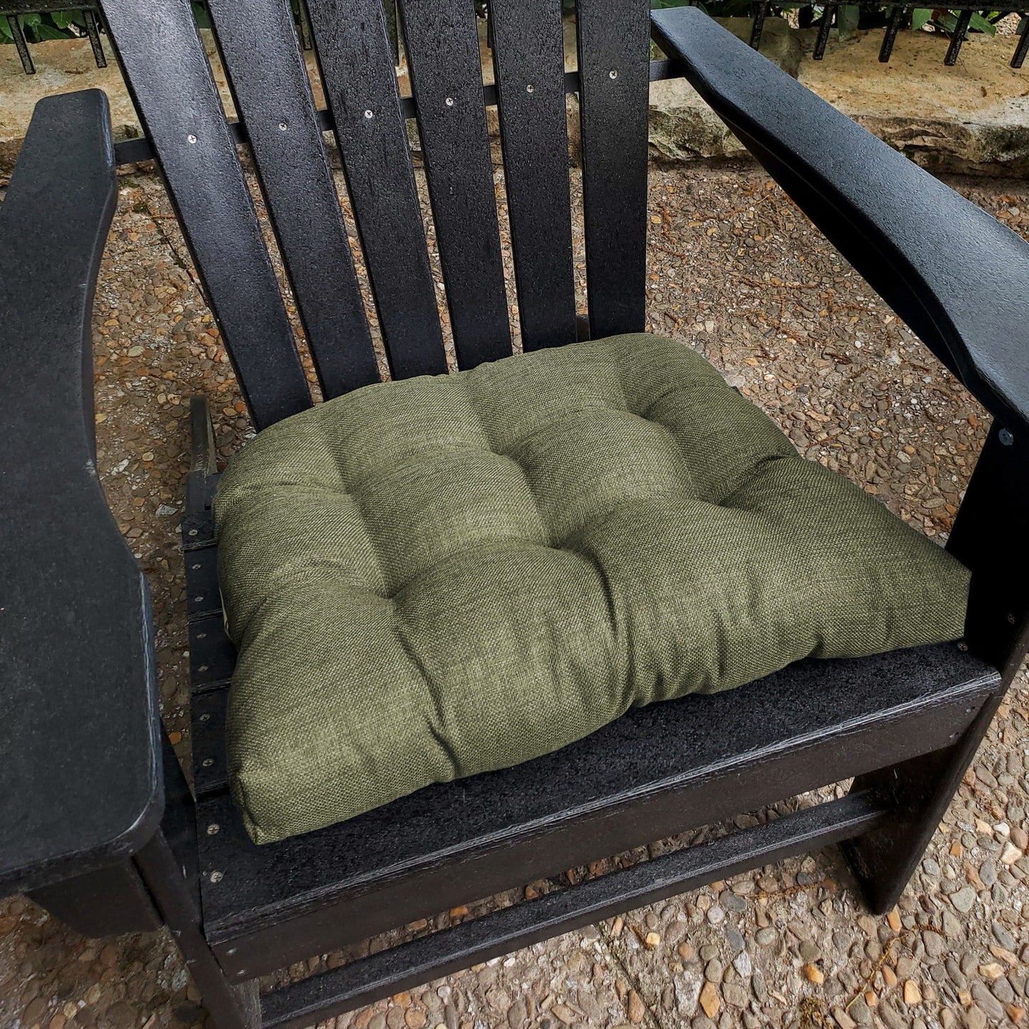 Bargain Bin | Rave Sage Patio Chair Cushions - Wicker Chair Cushions - Adirondack Chair Cushions | Condition A - Last Unit | Non-Returnable