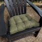 Rave Sage Patio Chair Cushions - Wicker Chair Cushions - Adirondack Chair Cushions