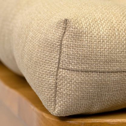 Rave Sand Dining Chair Pad | Lock Stitched Seams | Barnett Home Decor