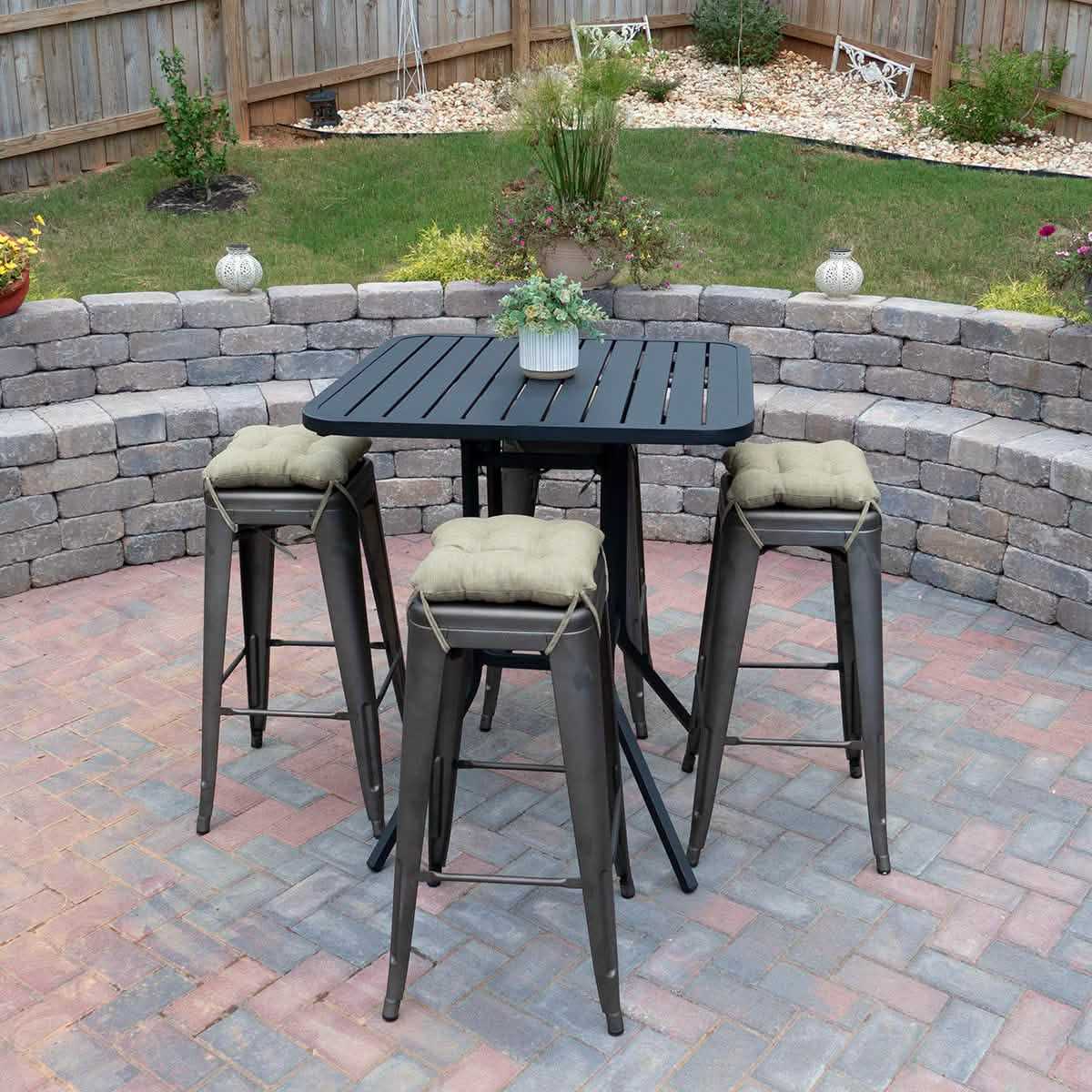 Square outdoor clearance bar stool cushions