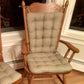 Rave Sand Indoor/Outdoor Rocking Chair Cushions - Barnett Home Decor - Beige - Tan