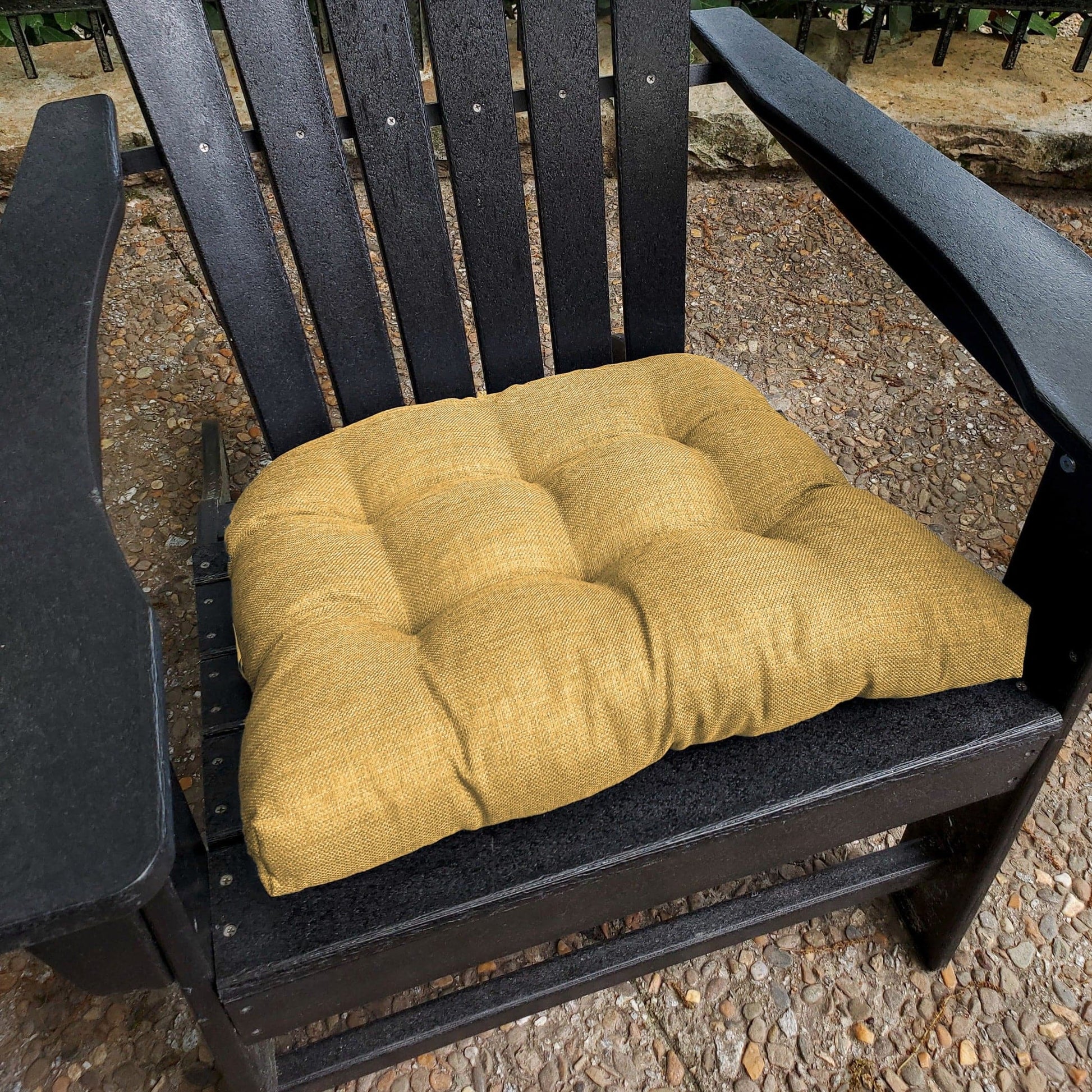 Rave Yellow Dining Chair Cushions- Barnett Home Décor