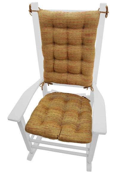 Brisbane Tan Rocking Chair Cushions - Barnett Home Decor - Tan