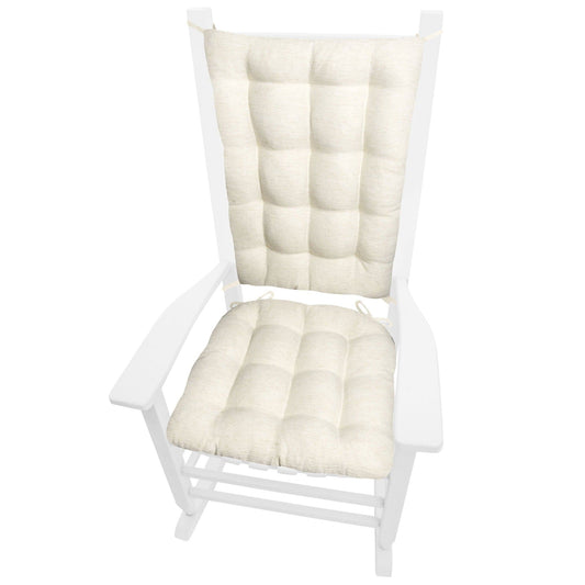 Burgundy XXL Rocking Chair Seat Cushion w/ Ties - Solid Color – Barnett  Home Decor