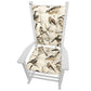 Song Bird Black Rocking Chair Cushions - Barnett Home Decor - Taupe, Black, Grey