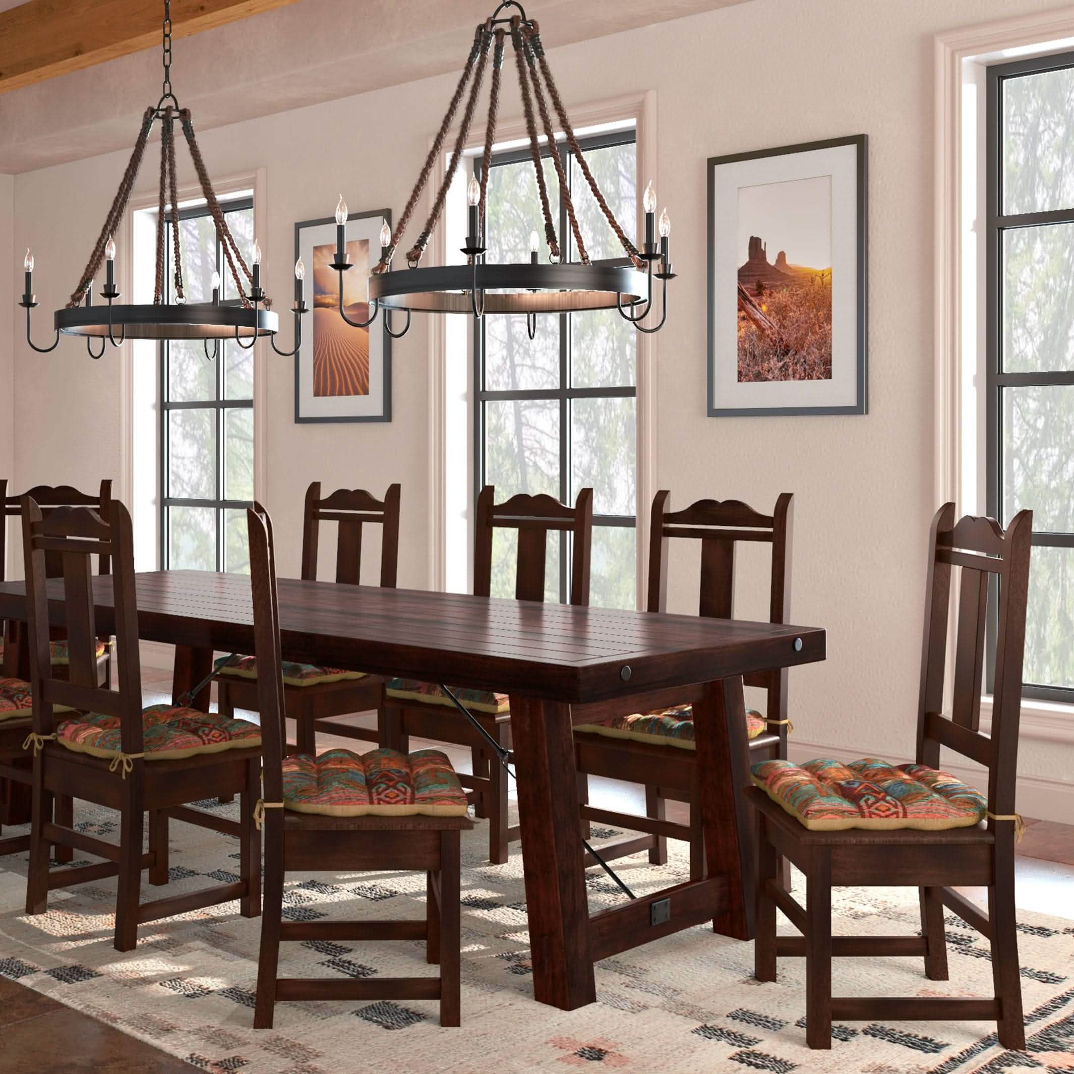 Southwest Sedona Dining Chair Cushions- Barnett Home Décor