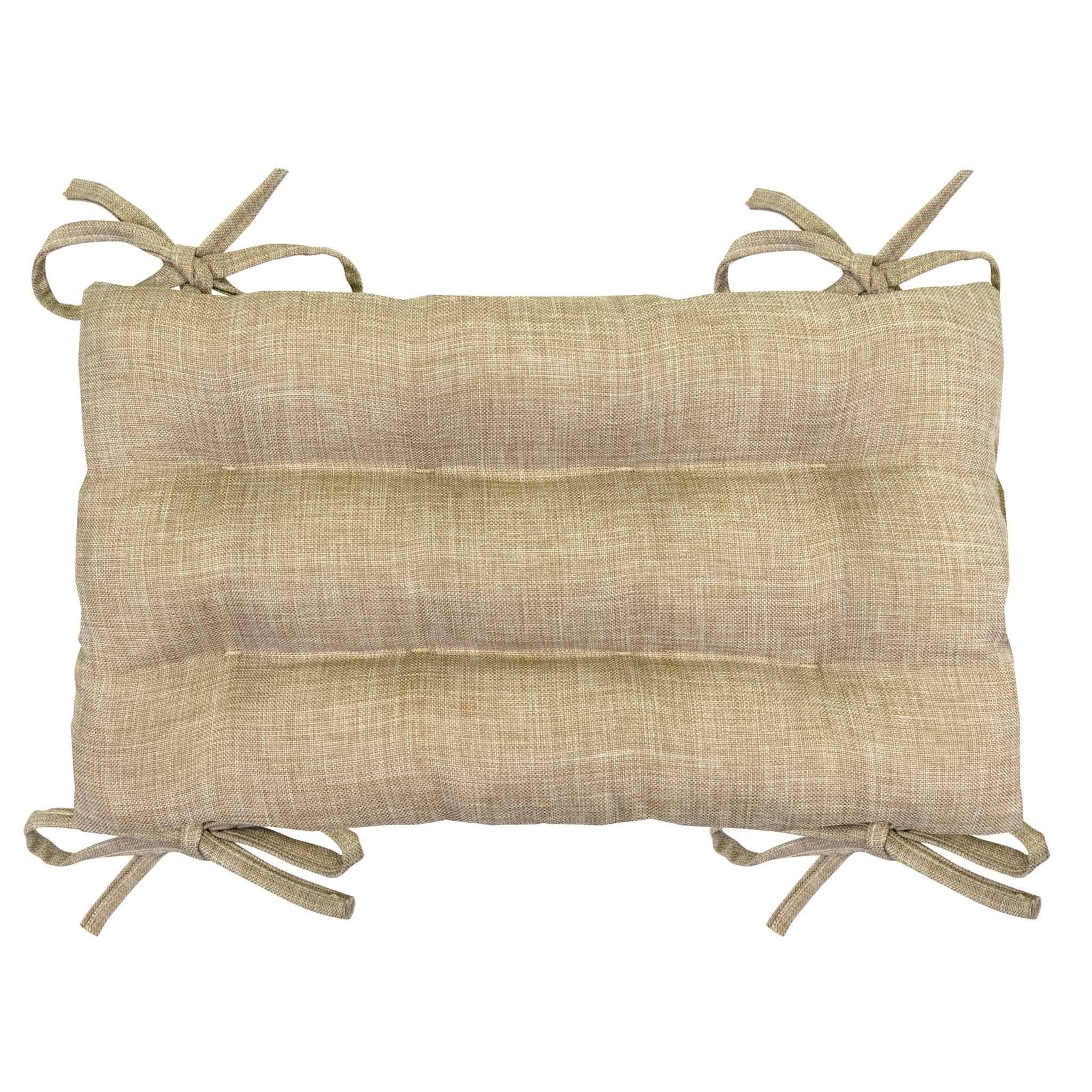 Hayden Beige Saddle Stool Cushions - Barnett Home Decor - Gaucho Stool - Satori Cushions