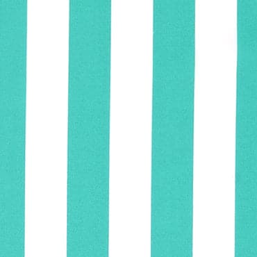 Sea Shore Stripe I/O Aqua Porch Rocker Cushions - Latex Foam Fill