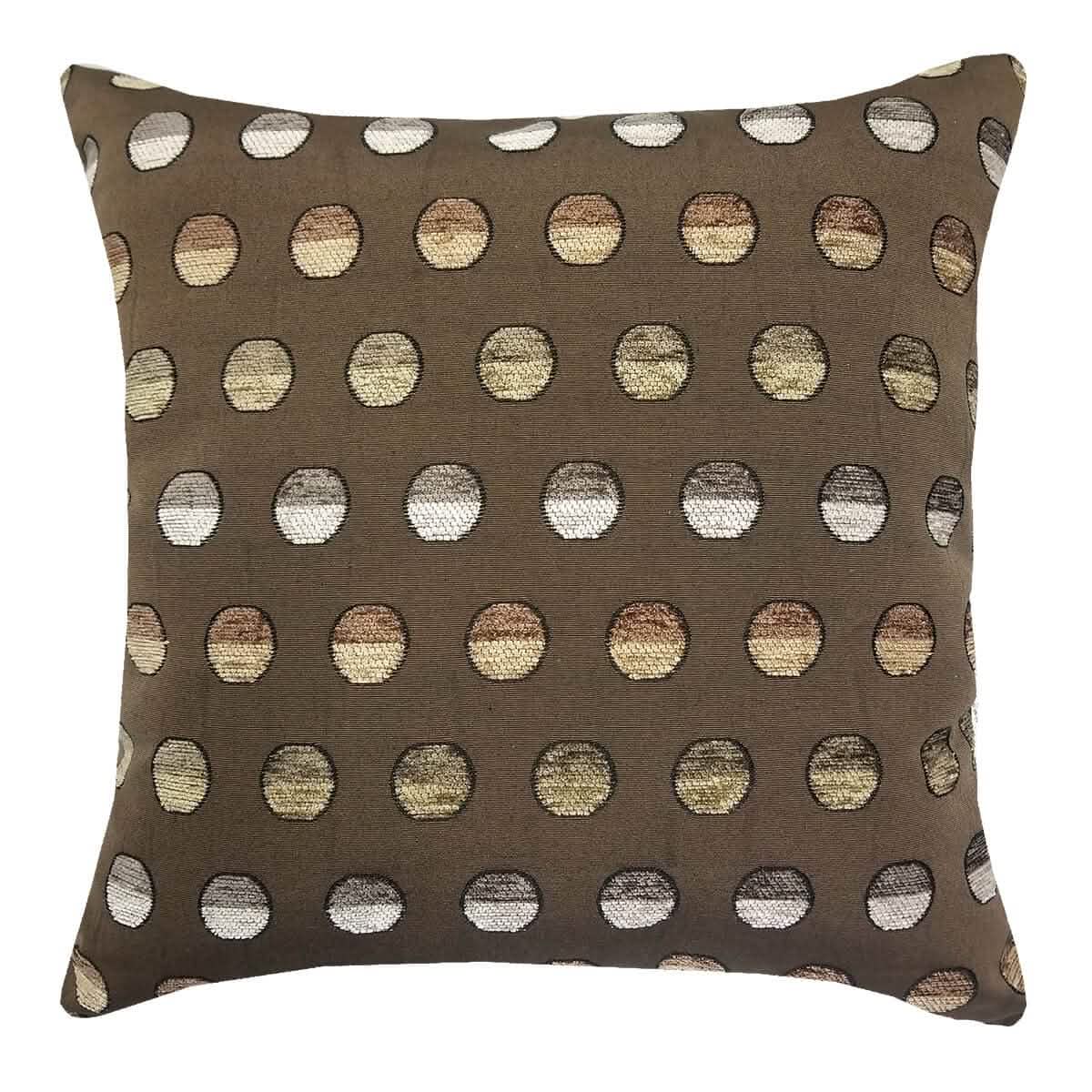 Sweet Spot Mocha Throw Pillow | Barnett Home Decor