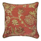 Greenbrier Rouge Red Throw Pillow | Barnett Home Decor