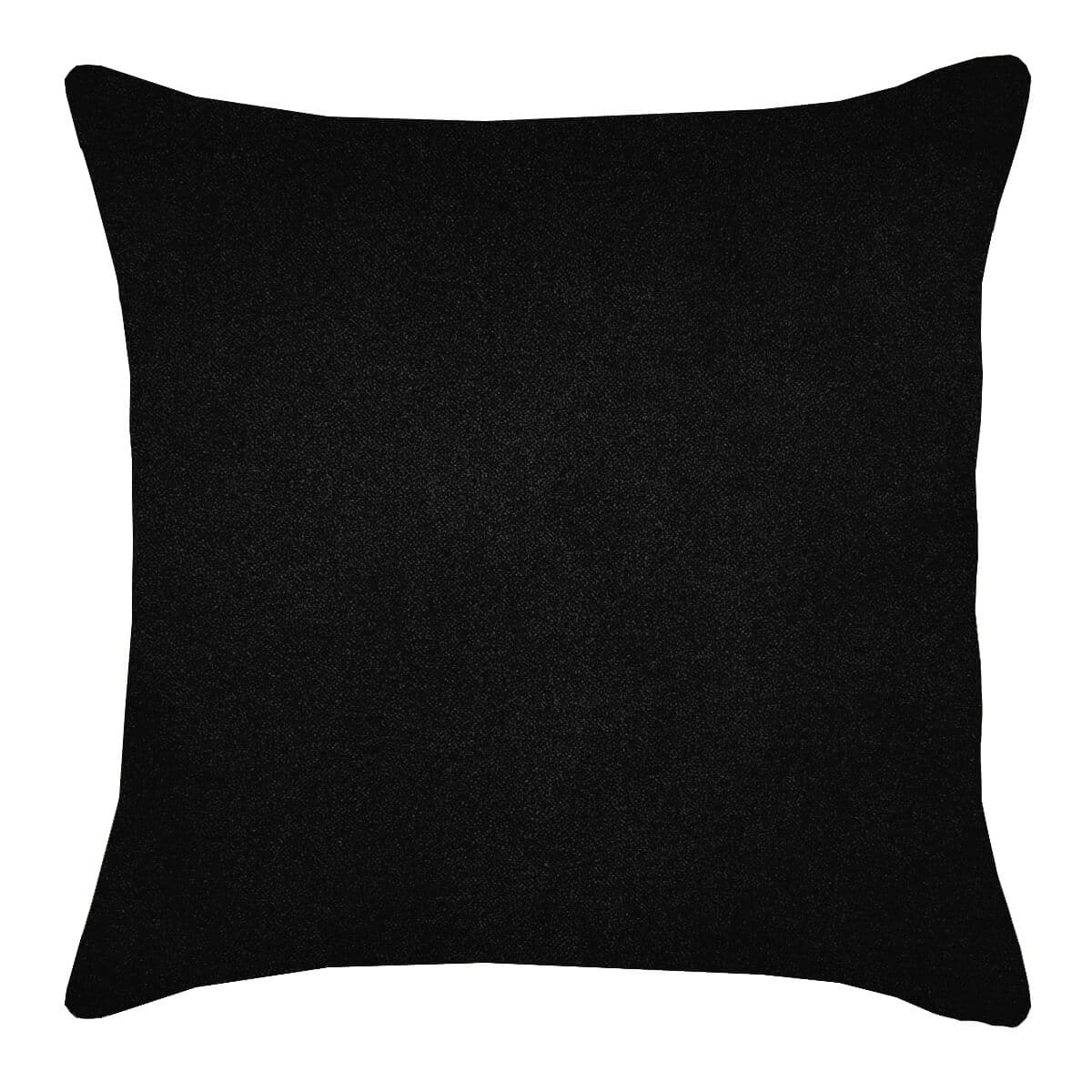 Safari Black Microsuede Throw Pillow | Barnett Home Decor