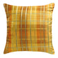Silk Plaid Spice Throw Pillow | Barnett Home Decor