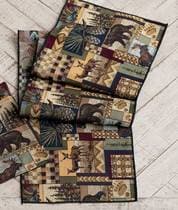 BFD - Woodland Cabin 72" Table Runners - Rectangle