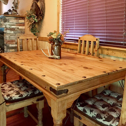 Rustic Kitchen Dining Chair Cushion Pads